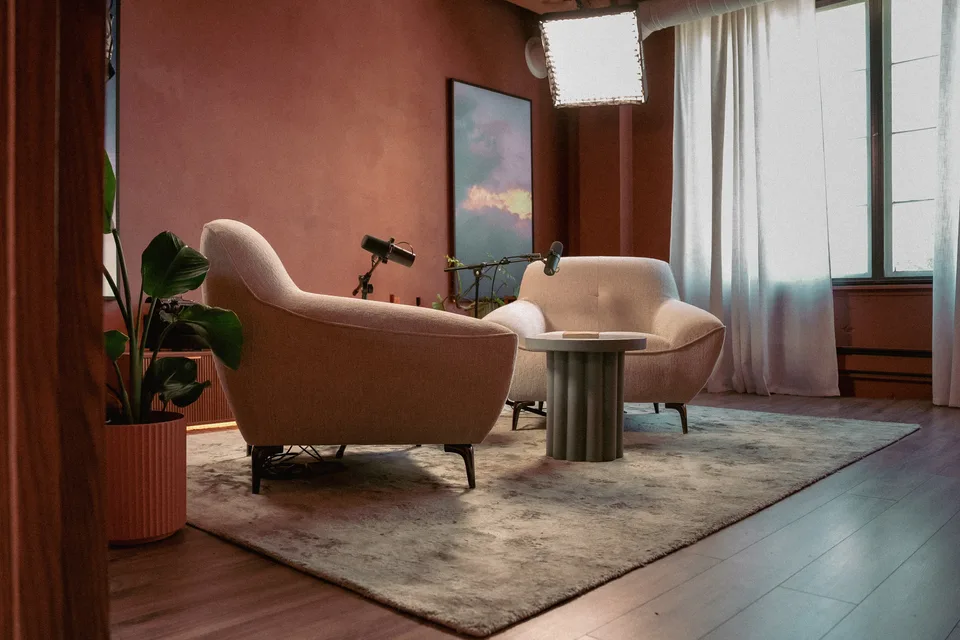 The Oasis Room set up for a recording session